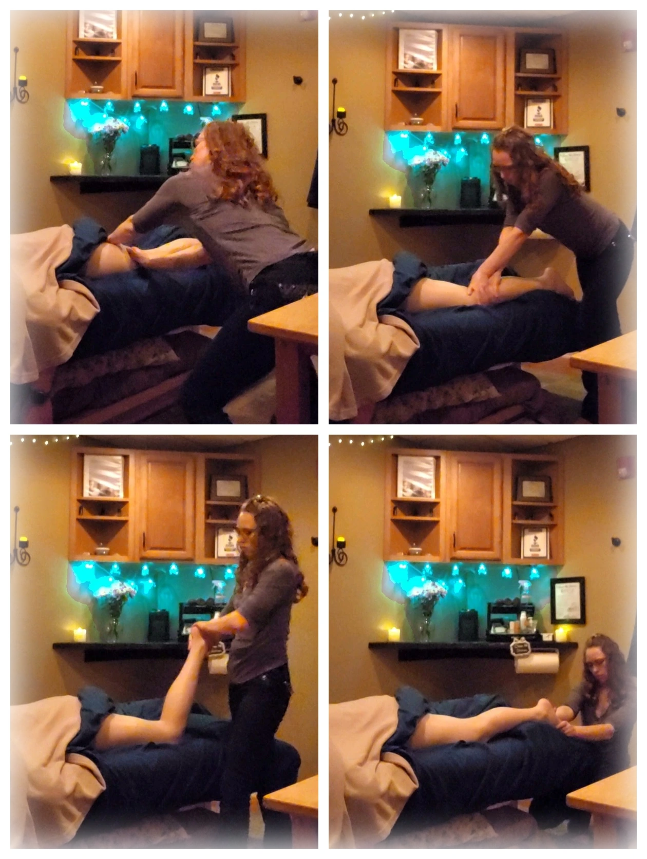 Massage for lower back, hips, and sciatic discomfort