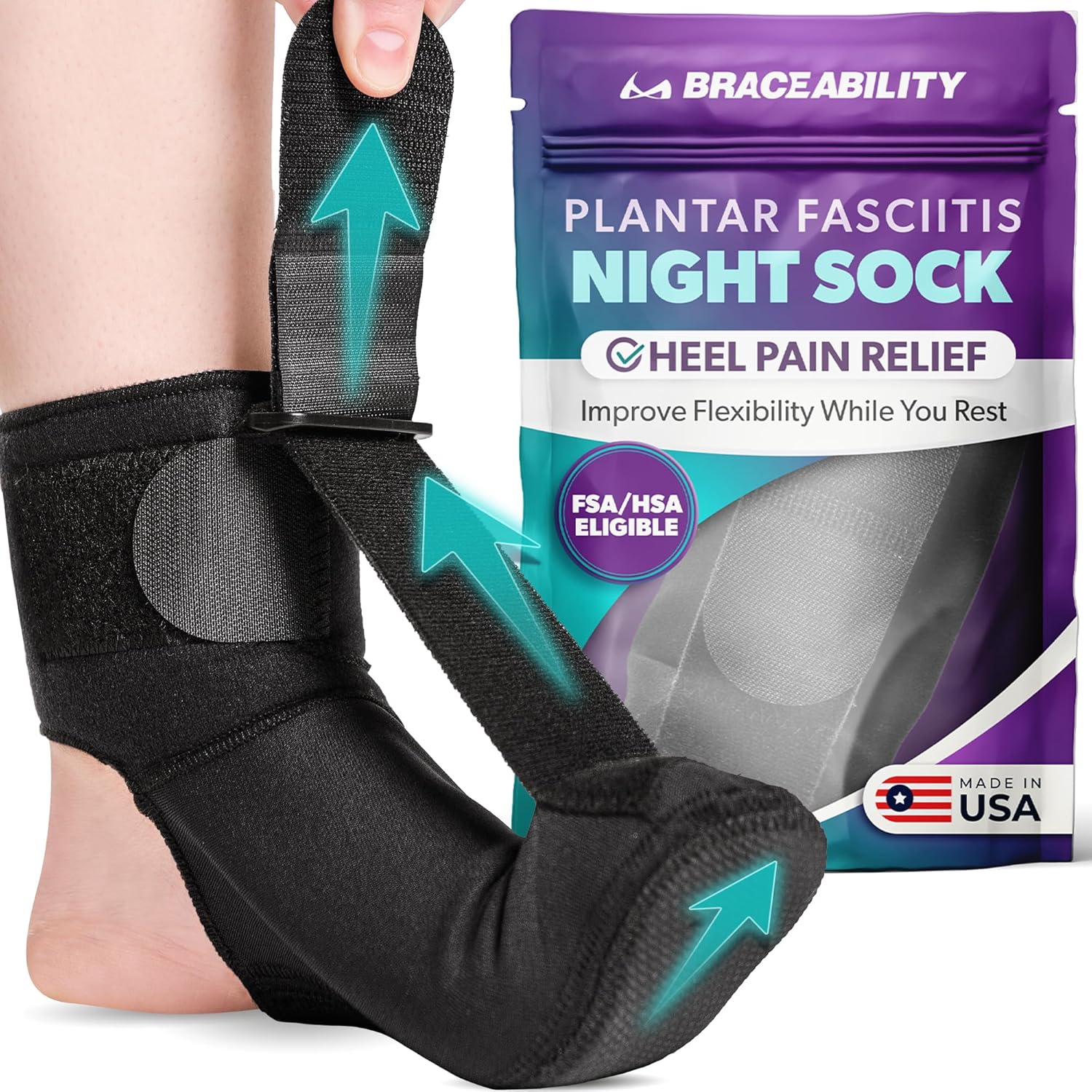 Plantar Fasciitis Night Splint Sock