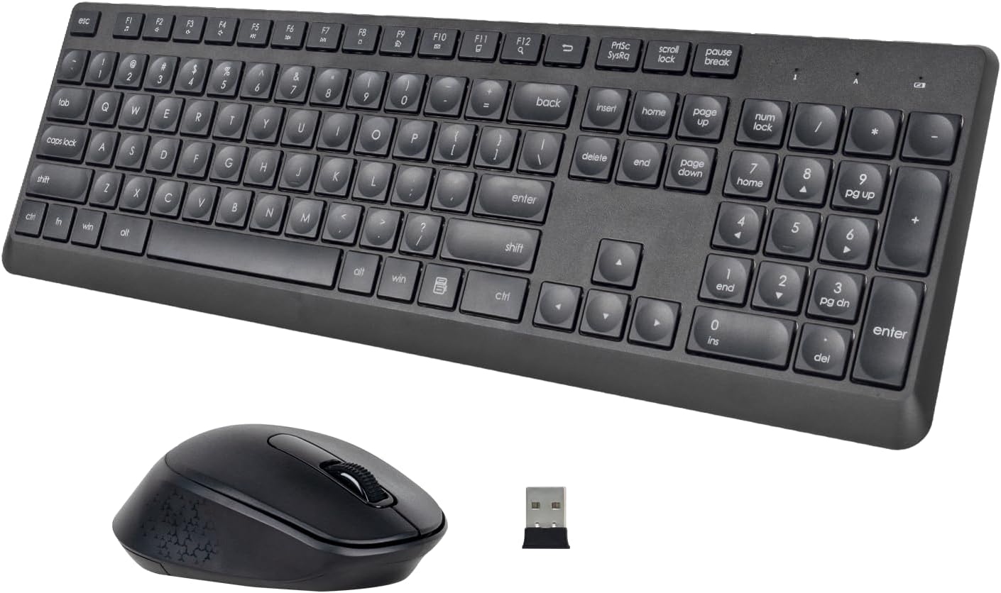 Wireless Keyboard & Mouse (for Laptop Users)